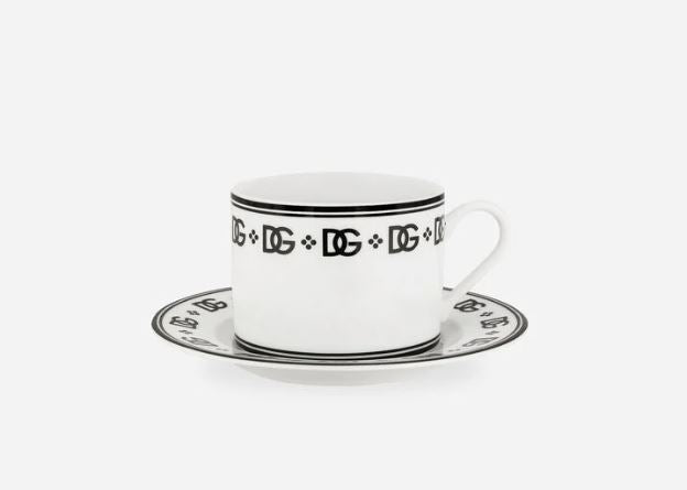 BLK/WHT SET OF 2 MINI CUPS D&G0050