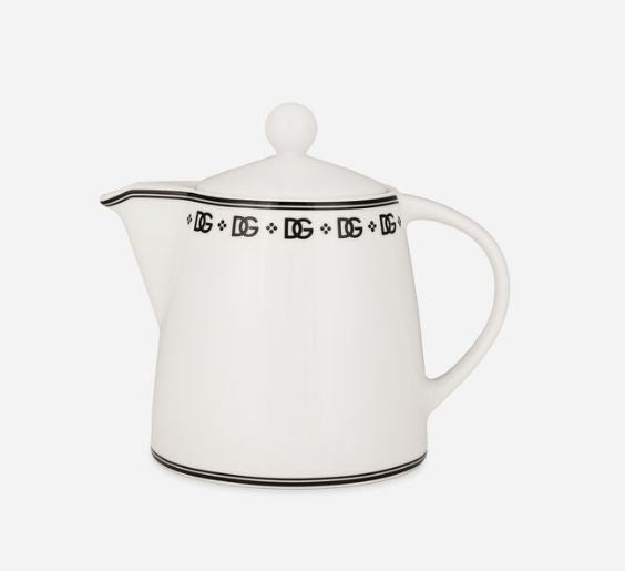 BLK/WHT TEAPOT - D&G0059