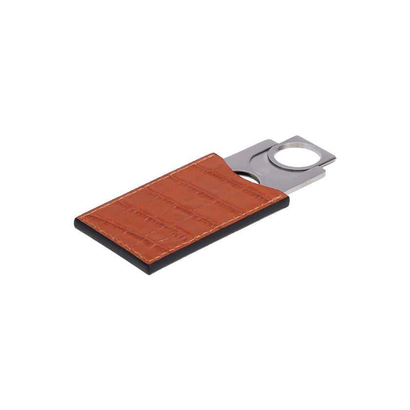 CIGAR CUTTER PRINTED CALFSKIN CROCODILE : SIENA