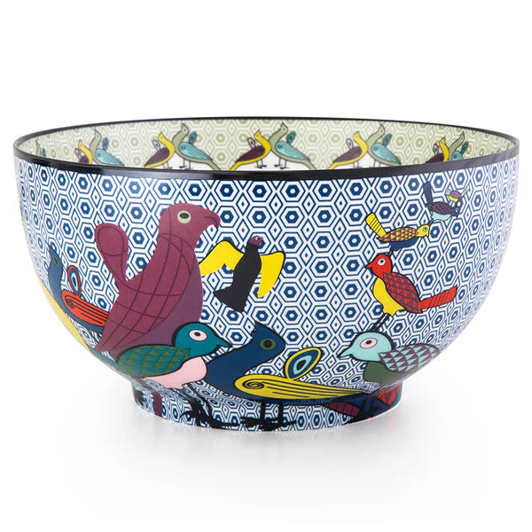 Bowl Porcelain Birds of Paradise - 20 cm