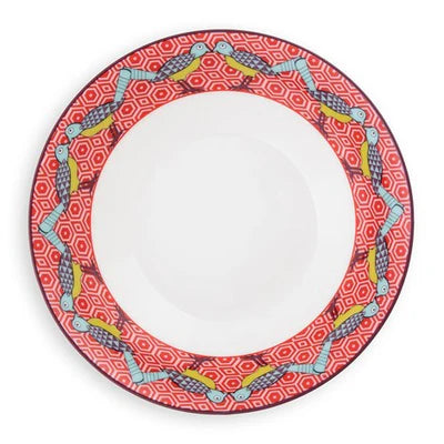 Soup Plate Birds of Paradise - 20.5 cm - Set of 4