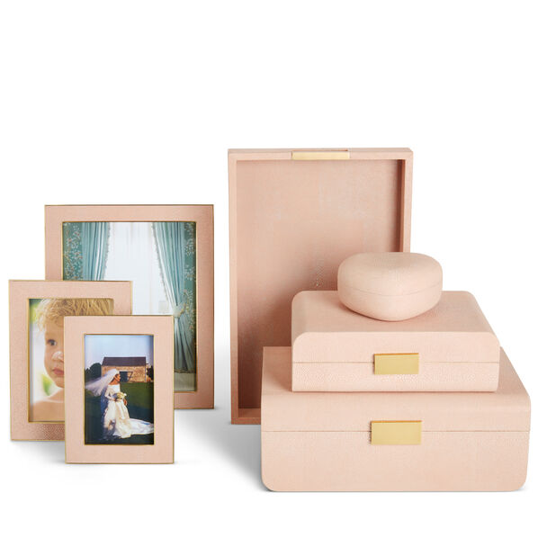 Classic Shagreen Blush 8X10 Frame
