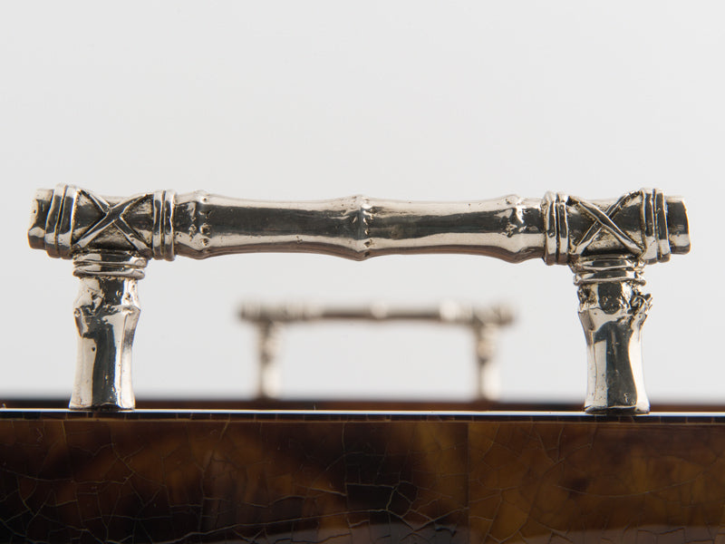 Atlantis Small Tray Brown - Silver Bamboo