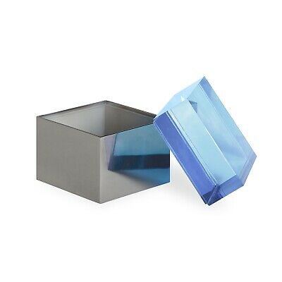 Monaco Small Square Box - Blue
