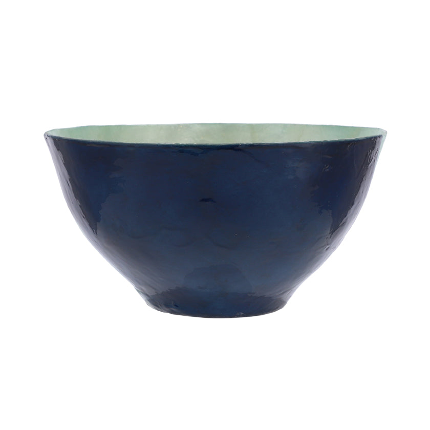 Tricolor Shell salad bowls ( Blue-green-indigo ) Medium