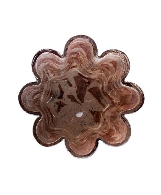 Nougat Amethyst Bucket Vase