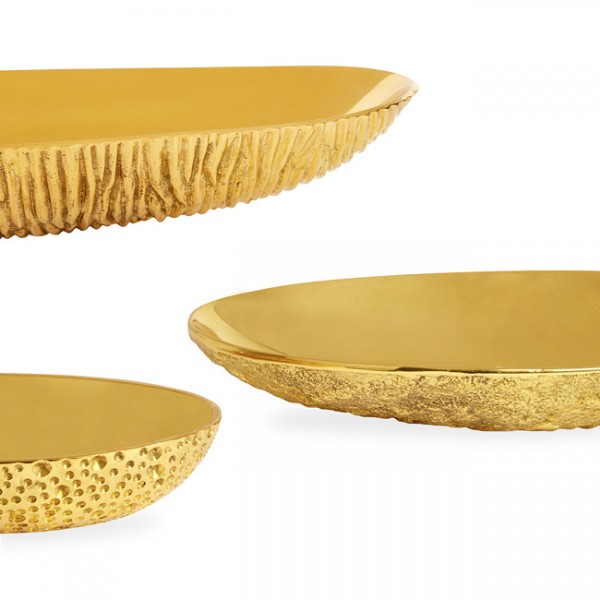 BRUTALIST BRASS BOWL LARGE