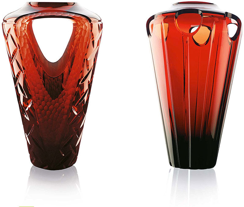 Orchidee Red Conical Vase
