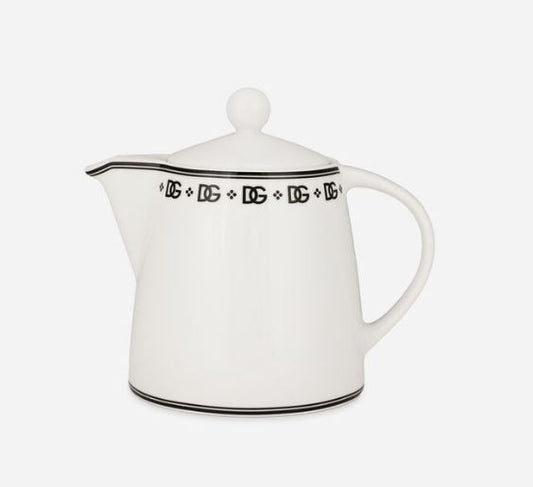 BLK/WHT TEAPOT - D&G0059
