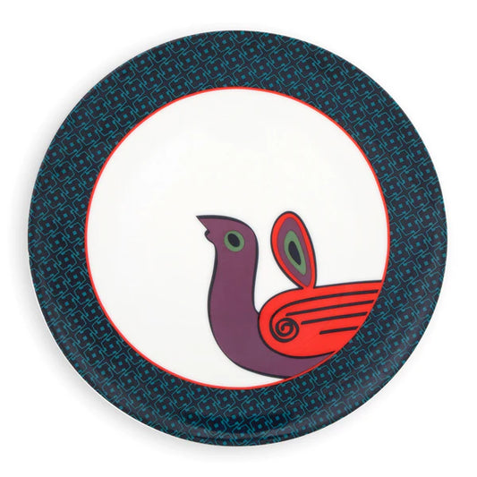 Plate Birds of Paradise - 26.7 cm - Set of 4