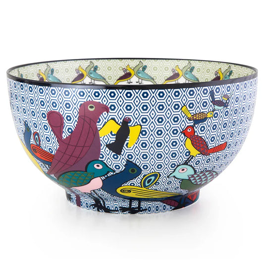 Bowl Porcelain Birds of Paradise - 20 cm