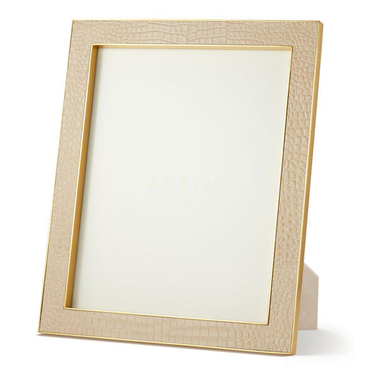 Classic Crocodile Leather 8 x 10 Frame