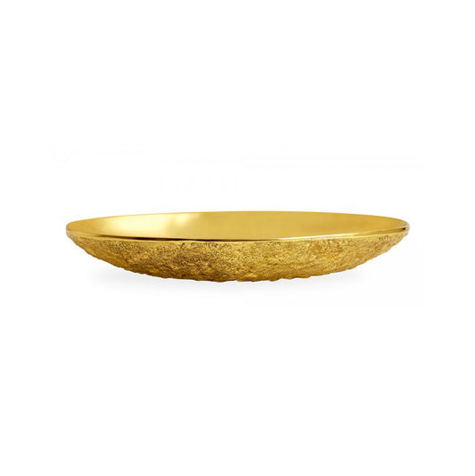BRUTALIST BRASS BOWL LARGE