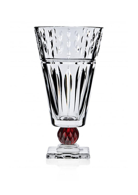 ISADORA BOWL W/AMB SPHERE AND CLEAR BASE